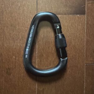 Pearlock Screwgate Carabiner (noir)